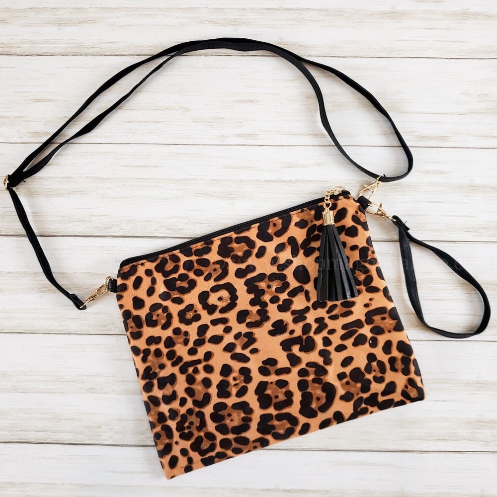 Animal Print Crossbody/Clutch Bag
